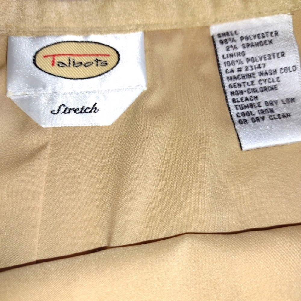 Talbot's Skirt & Jacket Size 6P - Picture 11 of 11